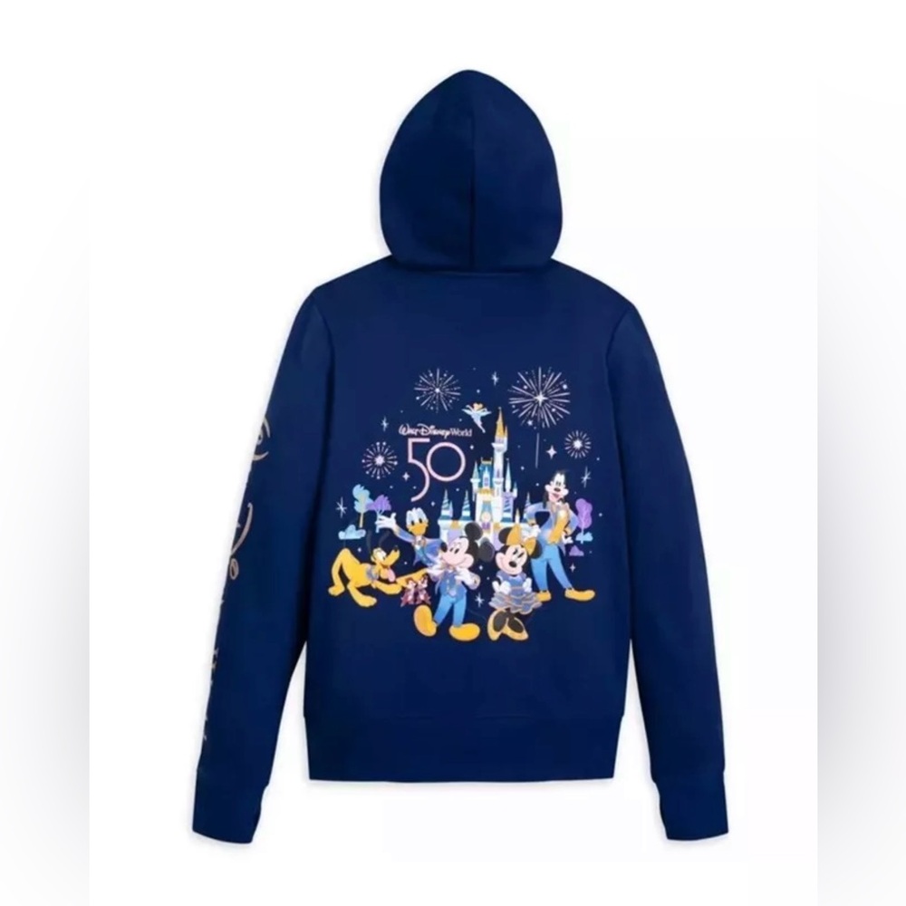 Walt Disney World 50th Anniversary Hoodie S NWT